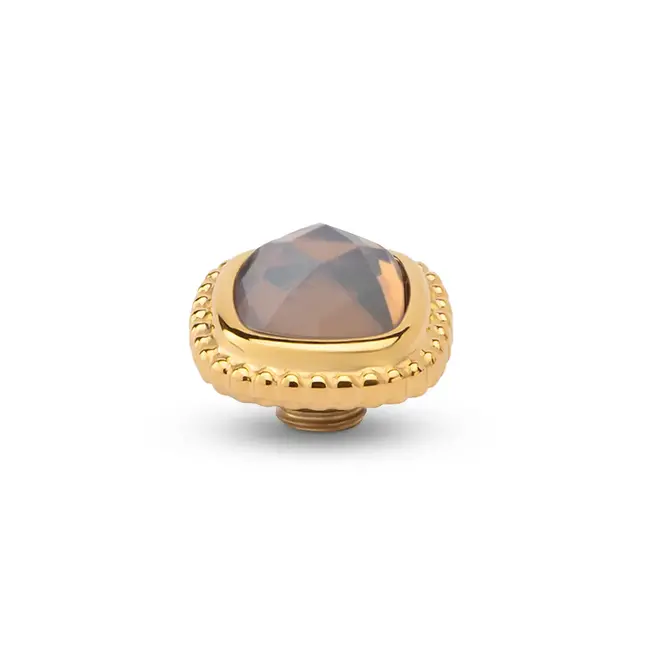 Melano Melano Vivid Bali CZ Square Steentje Goud