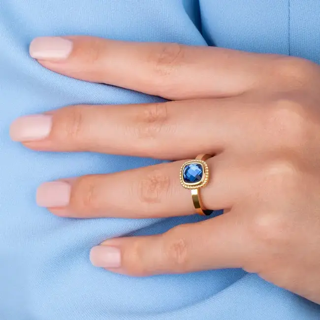 Melano Melano Vivid Bali CZ Square Steentje Zilver