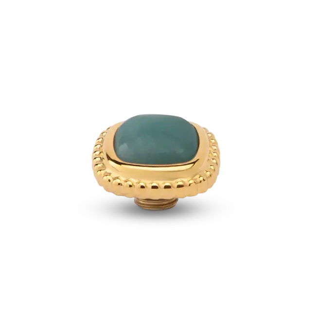 Melano Melano Vivid Bali Gem Square Steentje Goud