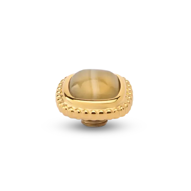 Melano Melano Vivid Bali Gem Square Steentje Goud