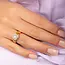 Melano Melano Vivid Bali Gem Square Steentje Zilver