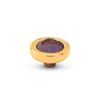 Melano Melano Vivid Round Swirl Steentje Goud