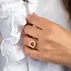 Melano Melano Vivid Round Swirl Steentje Zilver
