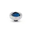 Melano Melano Vivid Round Swirl Steentje Zilver