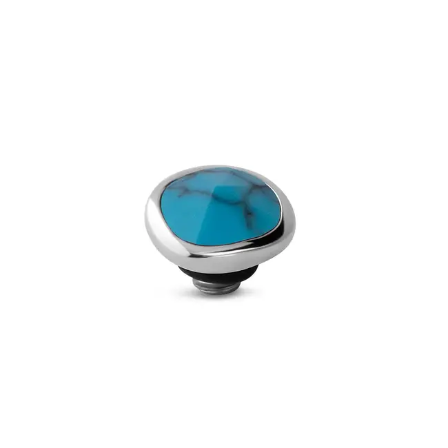 Melano Melano Twisted Gemstone Cloud Steentje Zilver