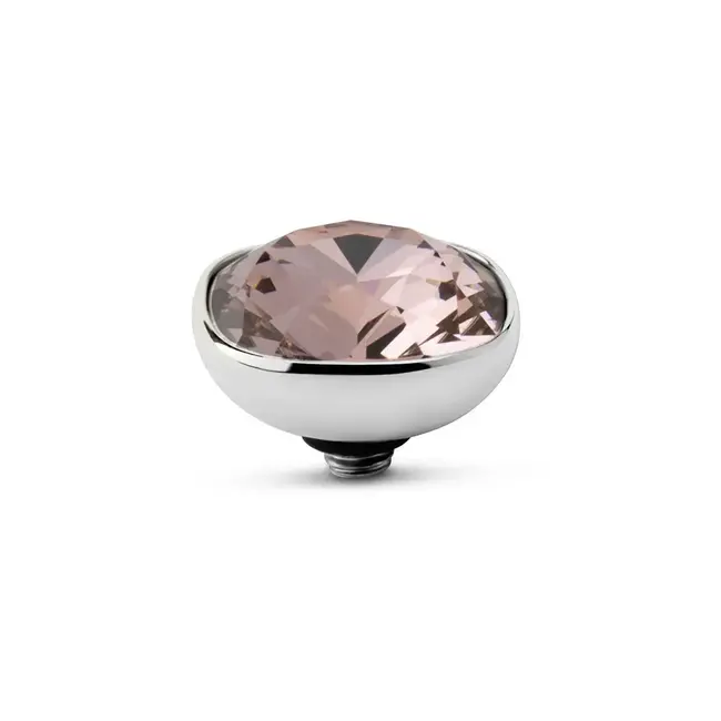 Melano Melano Twisted Circular Steentje Zilver