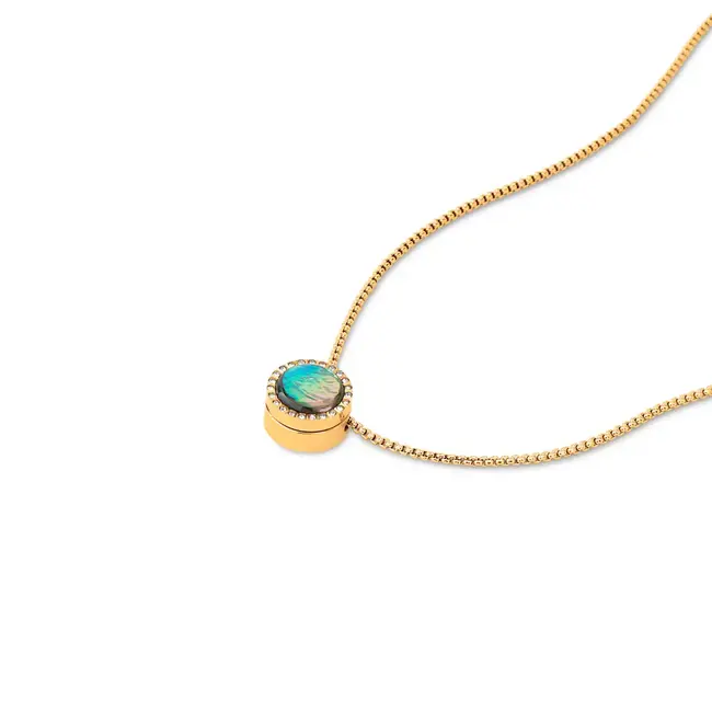 Melano Melano Vivid Sunny CZ Steentje Zilver