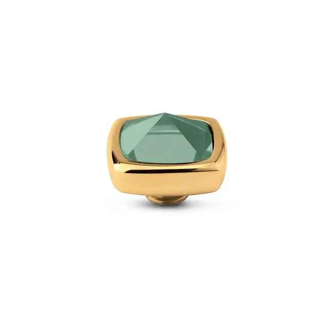 Melano Melano Vivid Boxy CZ Steentje Goud