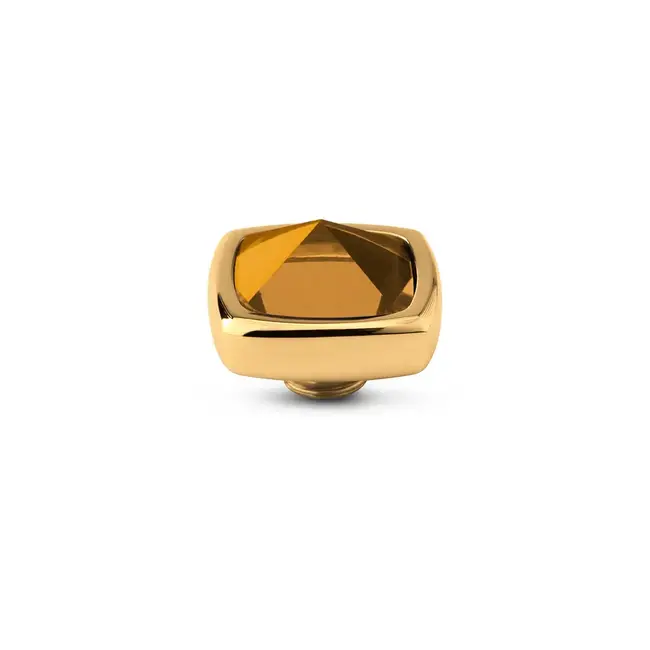 Melano Melano Vivid Boxy CZ Steentje Goud