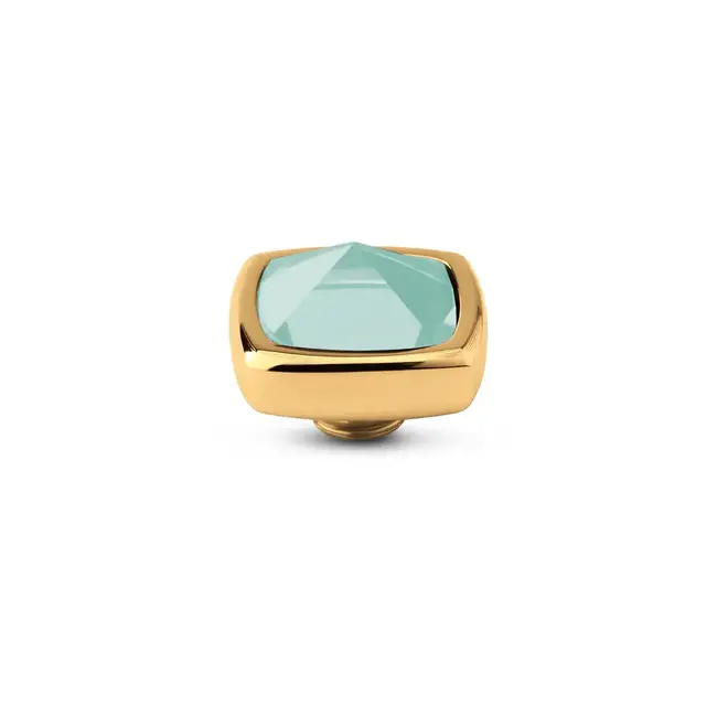 Melano Melano Vivid Boxy CZ Steentje Goud