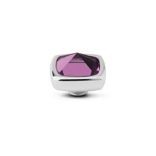 Melano Melano Vivid Boxy CZ Steentje Zilver