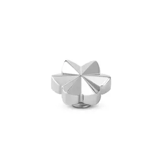 Melano Melano Vivid Ice Flower Steentje Zilver