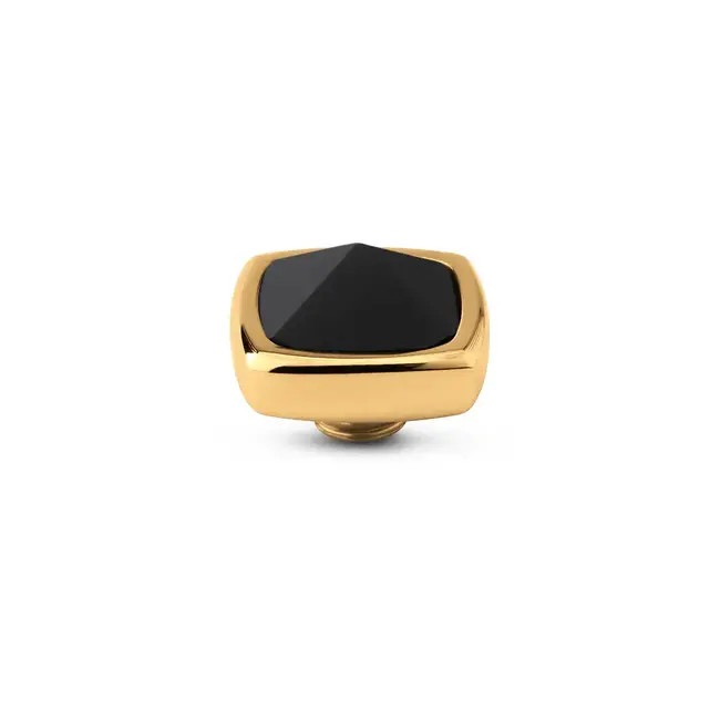 Melano Melano Vivid Boxy CZ Steentje Goud