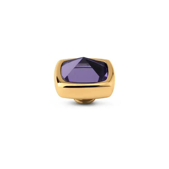 Melano Melano Vivid Boxy CZ Steentje Goud