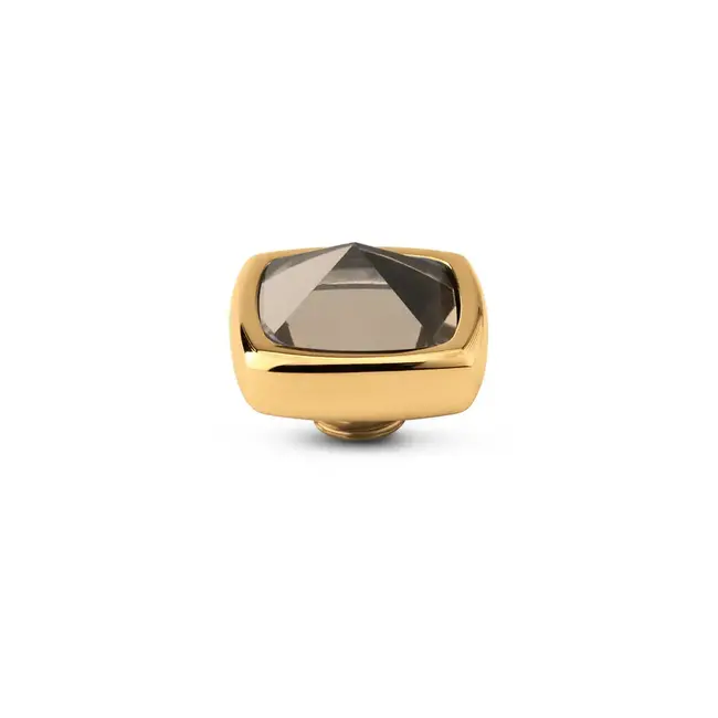 Melano Melano Vivid Boxy CZ Steentje Goud