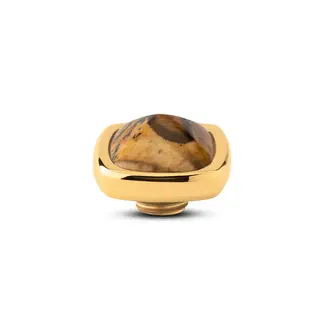 Melano Melano Vivid Boxy Gem Steentje Goud