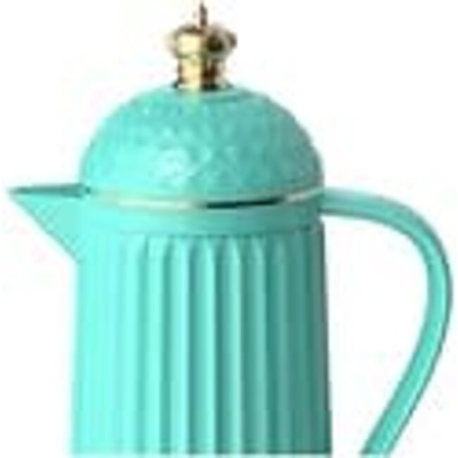 Present Time Thermos Bottle Crown Turquoise