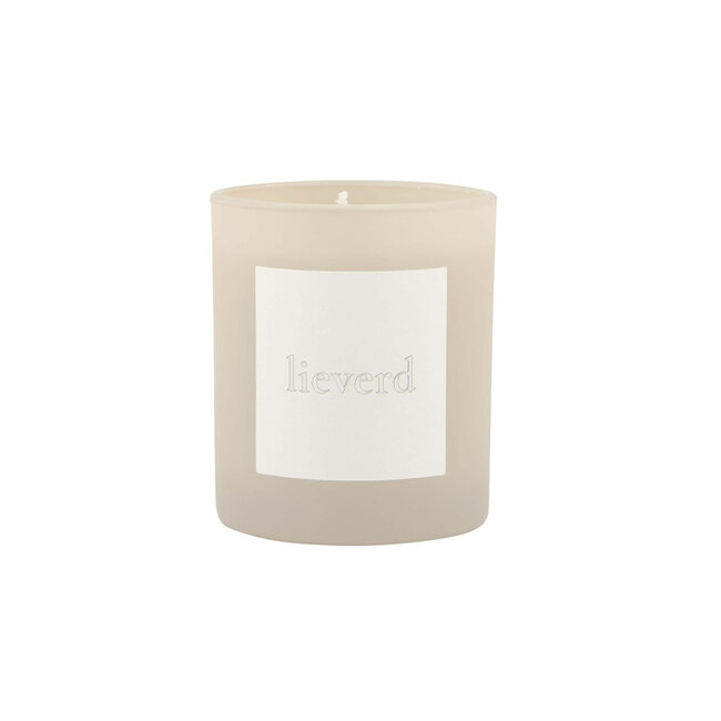 Zusss Zusss Geurkaars Glas Lieverd M zand