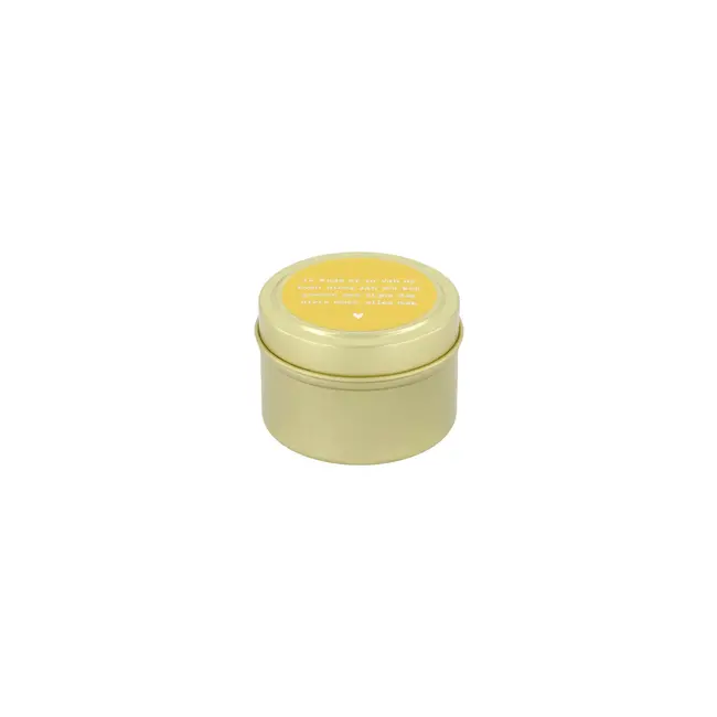 Zusss Zusss Geurkaars in schuifdoosje gedicht linnen/goud