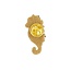 Zusss Zusss zeepaard broche