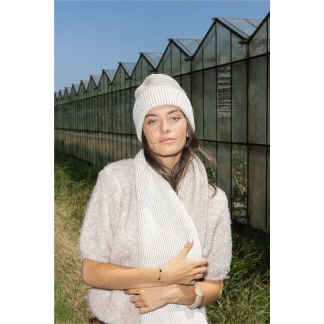 Zusss Zusss brede kralen armband -  humus