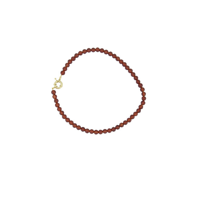 Zusss Zusss kralen ketting -  caramel