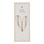 Zusss Zusss set van 4 rustieke kaarsen 20cm - oﬀ white