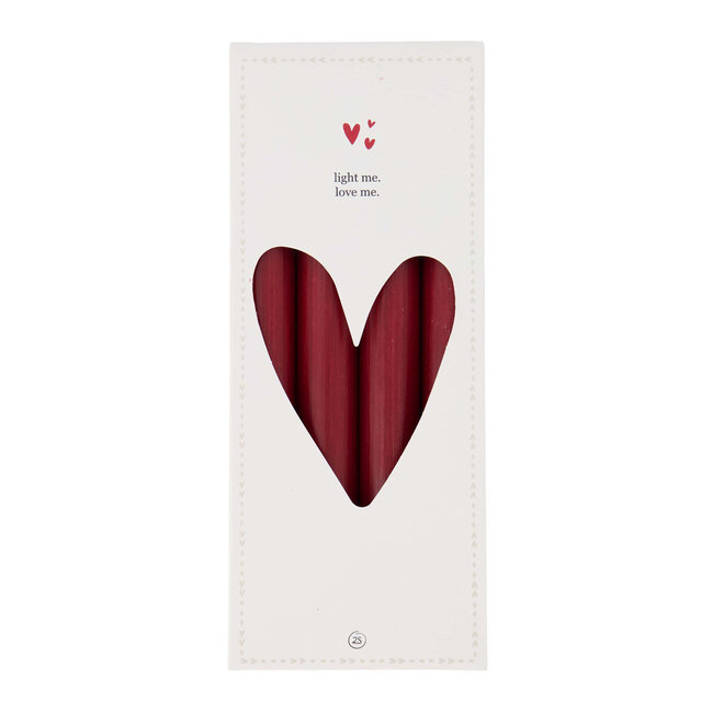 Zusss Zusss set van 4 rustieke kaarsen 20cm - port