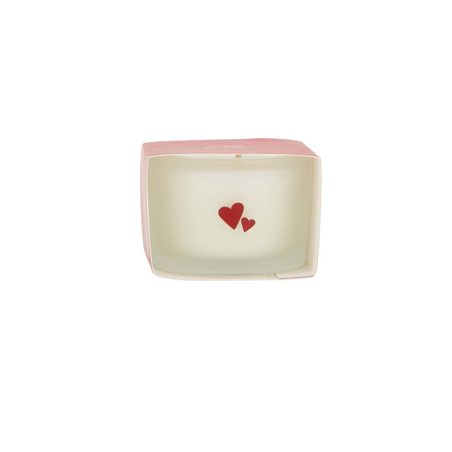 Zusss Zusss geurkaars in wikkel happy you and me wit/rood