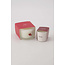Zusss Zusss geurkaars in wikkel happy you and me wit/rood