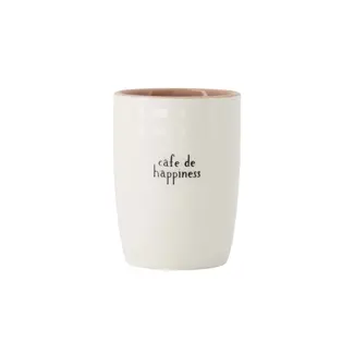Zusss Zusss koffiemok cafe de happiness wit/zwart