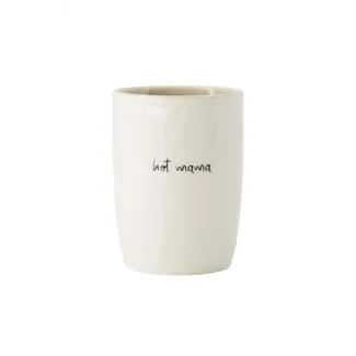 Zusss Zusss koffiemok hot mama wit/zand/zwart
