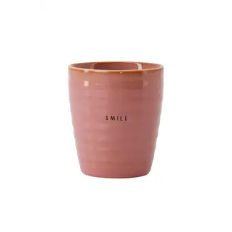 Zusss Zusss koffiemok smile burgundy
