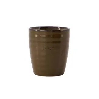 Zusss Zusss koffiemok enjoy bruin