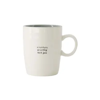 Zusss Zusss theemok zo gezellig met jou wit/grijsblauw/zwart