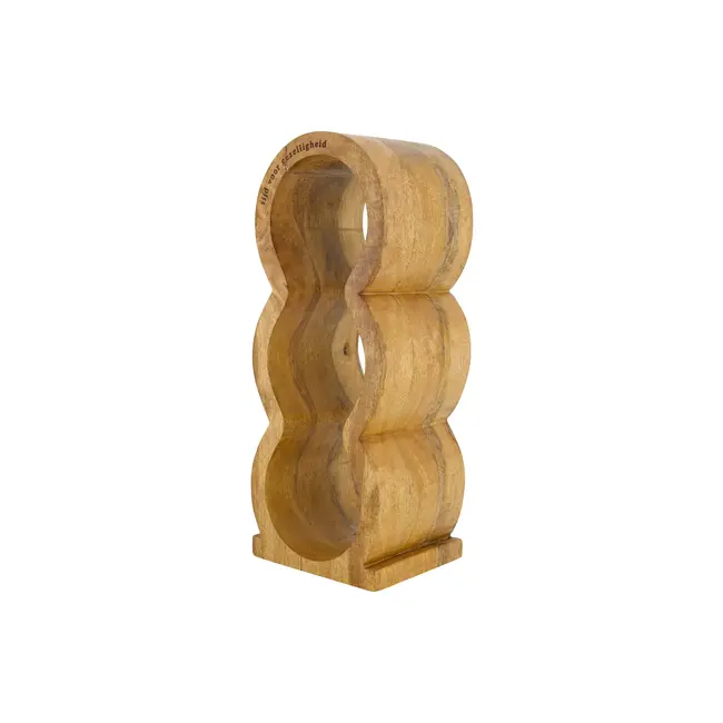 Zusss Zusss wijnrek hout naturel