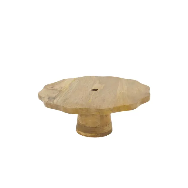 Zusss Zusss taartplateau hout hartje naturel