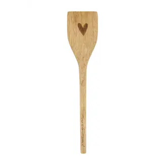 Zusss Zusss spatel hout hartje naturel