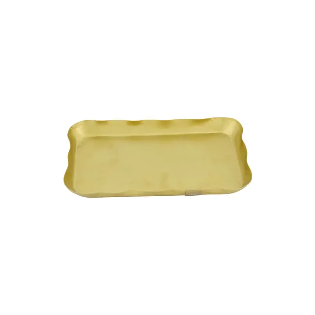 Zusss Zusss servethouder metaal rechthoek goud