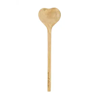 Zusss Zusss lepel hout hartvorm naturel
