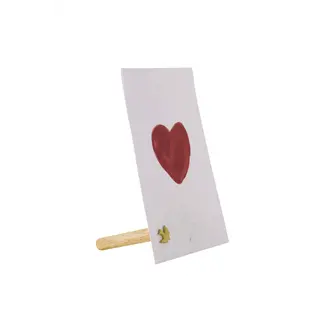 Zusss Zusss kaartenstandaard magneet vogeltje goud