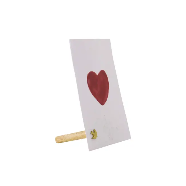 Zusss Zusss kaartenstandaard magneet vogeltje goud