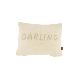 Zusss Zusss kussen teddy darling 35x25cm zand