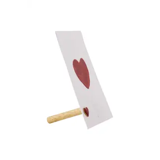 Zusss Zusss kaartenstandaard magneet hartje rood