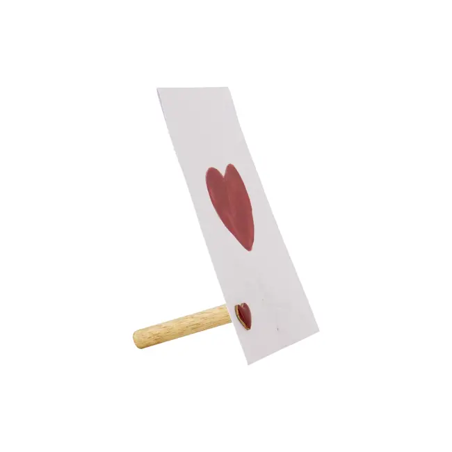 Zusss Zusss kaartenstandaard magneet hartje rood