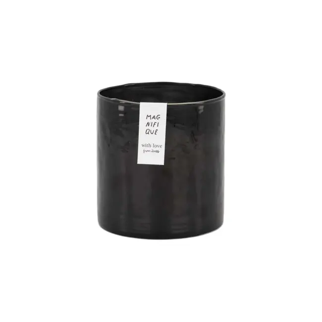 Zusss Zusss geurkaars hammered glas antracietgrijs