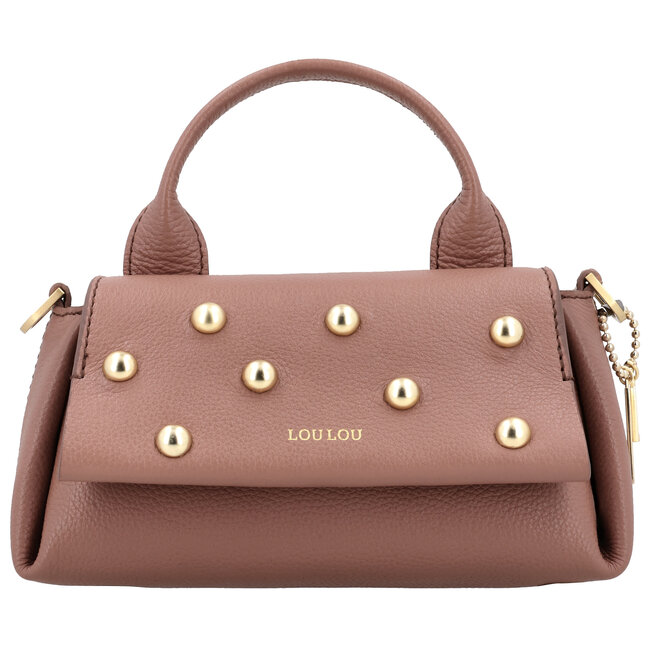 LouLou Essentiels Loulou Essentiels MAE STUDS Mocha mousse Gold