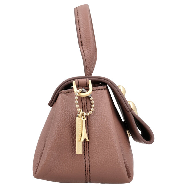 LouLou Essentiels Loulou Essentiels MAE STUDS Mocha mousse Gold