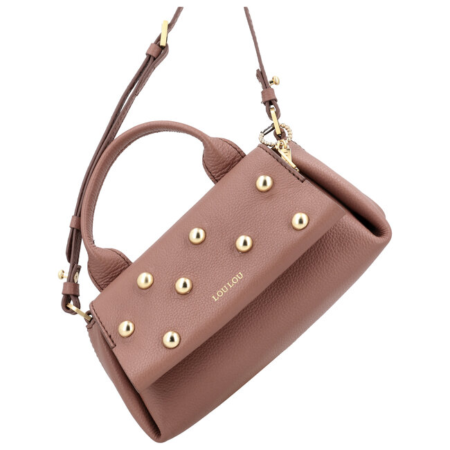 LouLou Essentiels Loulou Essentiels MAE STUDS Mocha mousse Gold