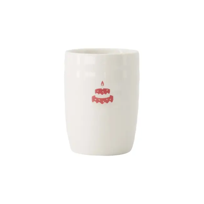 Zusss Zusss koffiemok taart wit/roze